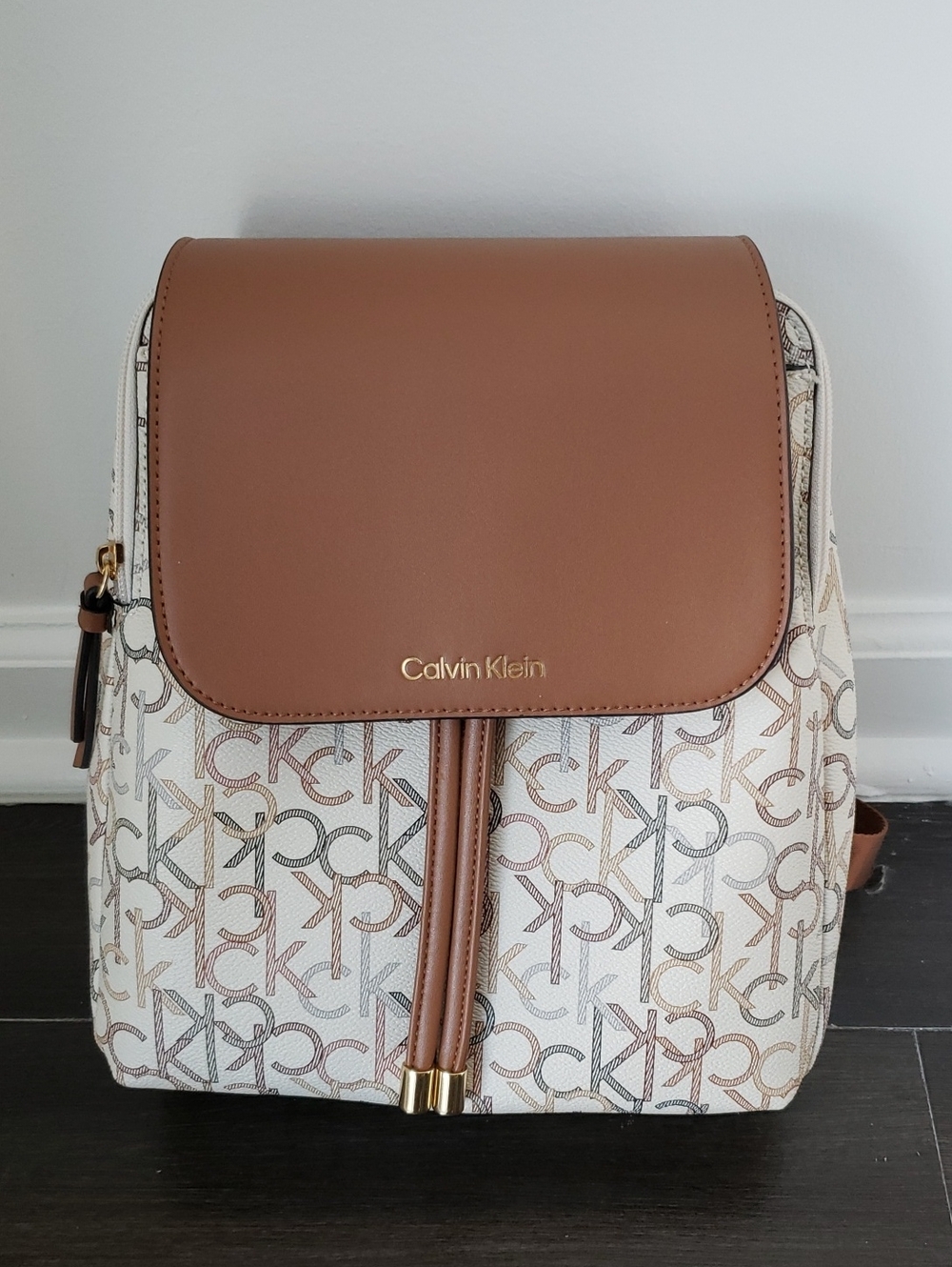 NWT Calvin Klein Monogram Backpack